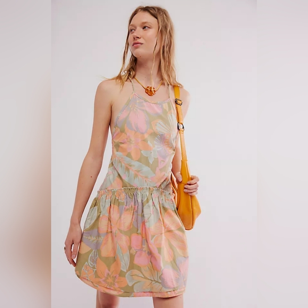 NWOT Free People Deserted Island Mini Dress - Picture 4 of 8